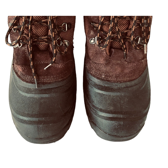 Ranger Brown Leather Suede Rubber Soles Comfort Snow Boots Men 12 main image 9